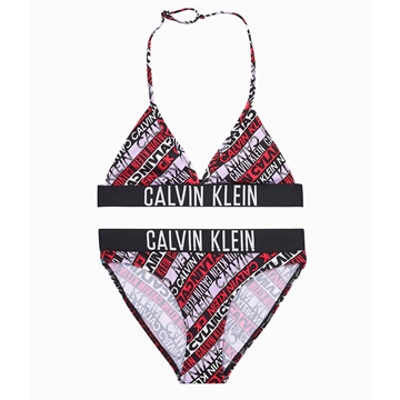 Calvin Klein Bikini Triangle 800416 Intense Power Logo AOP
